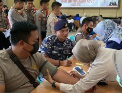 Sambut HUT ke-76 Bhayangkara, Polres Bangka Barat Gelar Donor Darah