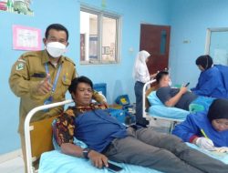 Warga Paritiga Berantusias Dalam Mendonorkan Darah Di Puskemas Sekar Biru