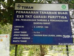 PT Timah, Diduga Melakukan Pembohongan Publik Dengan Mencantumkan kegiatan Reklamasi Fiktif