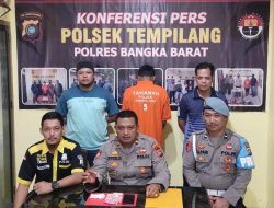 Polsek Tempilang Berhasil Mengamankan Pelaku Tindak Pidana Narkotika Jenis Sabu