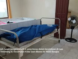 Pengendara KLX Tewas, Tabrak Truk Pengangkut Sawit