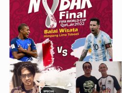 Wow !! Nobar Final Piala Dunia ‘Fifa World Cup Qatar 2022’ Vocalis Hijau Daun Hadir Menghibur Masyarakat Taboali