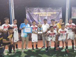 Ratusan Penonton Penuhi Lapangan Futsal Sekar Biru