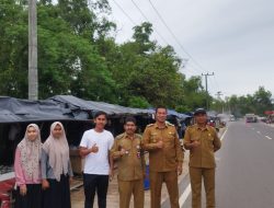 Camat Parittiga Dan Kades Sekar Biru Kunjungi Para Pedagang UMKM