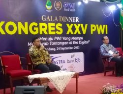 Gala Dinner Spektakuler di Gedung Sate Kota Bandung Menyambut Kongres XXV PWI 2023