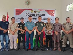Peringati HUT ke-15 Korem 045/Gaya, Kodim 0432/Basel Gelar Donor Darah dan Bakti Sosial