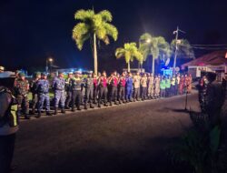 Menciptakan Kondisi Kondusif di wilayah TNI-Polri Laksanakan Patroli Bersama