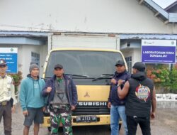 Mendekati Tutup Tahun, Satgasus Timah Kembali Tangkap Truk Pasir Timah Menuju Smelter MGR Sungailiat