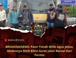 Mari Simak Ada Pasir Timah Milik Agus Jebus, Modusnya MGR Bikin Surat Jalan Berasal Dari Permis