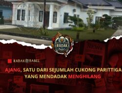Wow !!!! Satu dari Sejumlah Cukong Parittiga yang Mendadak Menghilang, Salah Satunya Ajang 