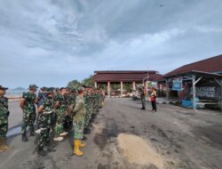 Semangat Budayakan Gotong Royong di Penutuk TMMD Ke-127, Kodim 0432/Basel Kegiatan Karya Bakti 