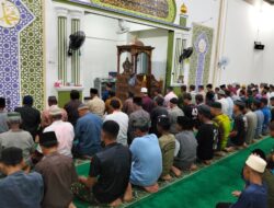 Manunggal Rohani, Satgas TMMD Ke-127 melaksanakan Solat Magrib & Tahlilan Bersama Warga Penutuk