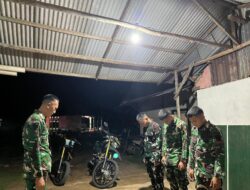 Tanamkan Kedisiplinan dan Fisik Prima, Satgas TMMD Ke 127 Awali Hari dengan senam, Apel Pagi & Malam