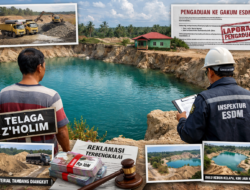 Sudah 4 Tahun Menunggu Reklamasi Lahan 1 Hektar di Kuday Utara Berubah Menjadi “Telaga Z’Holim, Pemilik Lapor Akan Lapor ke Gakkum ESDM