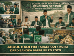 Sosialisasi Pengurusan DPC PKB, Ketua DPC PKB Targetkan 4 Kursi di Kabupaten Bangka Barat 2029